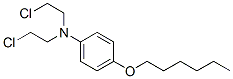 N,N-Bis(2-chloroethyl)-p-hexyloxyaniline 结构式