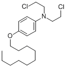 Benzenamine, N,N-bis(2-chloroethyl)-4-(decyloxy)- 结构式