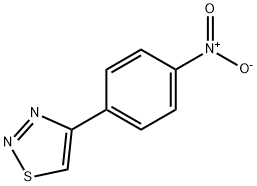 4-(4-硝基苯基)-1,2,3-噻二唑 结构式