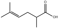 2,5-DIMETHYL-HEX-4-ENOIC ACID 结构式