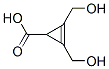 2-Cyclopropene-1-carboxylic acid, 2,3-bis(hydroxymethyl)- (9CI) 结构式