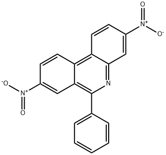 3,8-二硝基-6-苯基菲啶 结构式
