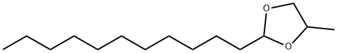 4-methyl-2-undecyl-1,3-dioxolane 结构式