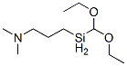 3 - (二乙氧基(甲基)甲硅烷基)-N,N-二甲基丙-1- 胺 结构式