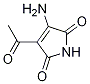3-acetyl-4-aMino-1H-Pyrrole-2,5-dione 结构式