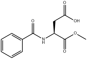 (S)-3-苯甲酰胺-4-甲氧基-4-氧代丁酸 结构式