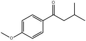 1-(4-甲氧基苯基)-3-甲基-1-丁酮 结构式