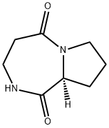 1H-Pyrrolo[1,2-a][1,4]diazepine-1,5(2H)-dione,hexahydro-,(S)-(9CI) 结构式