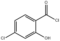 Benzoyl chloride, 4-chloro-2-hydroxy- (9CI) 结构式