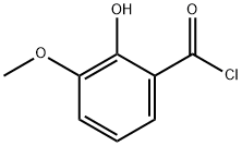 Benzoyl chloride, 2-hydroxy-3-methoxy- (9CI) 结构式