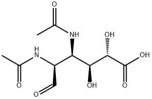 2,3-diacetamido-2,3-dideoxymannuronic acid 结构式