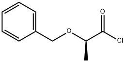 (R)-(+)-2-苄氧基丙酰氯 结构式