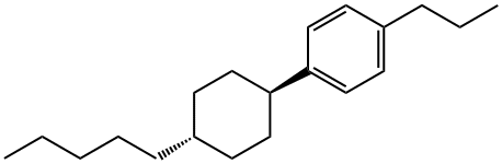 1-(反-4-戊基环己基)-4-n-丙基苯 结构式