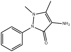 4-氨基安替比林 结构式