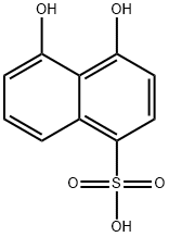 4,5-dihydroxynaphthalene-1-sulphonic acid  结构式