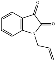 1-烯丙基-1H-吲哚-2,3-二酮 结构式