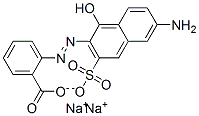 2-[(6-amino-1-hydroxy-3-sulpho-2-naphthyl)azo]benzoic acid, sodium salt