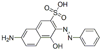 7-amino-4-hydroxy-3-(phenylazo)naphthalene-2-sulphonic acid 结构式