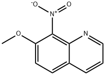 7-甲氧基-8-硝基喹啉 结构式
