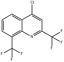 4-氯-2,8-双(三氟甲基)喹啉 结构式