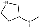 N-甲基吡咯烷-3-胺 结构式
