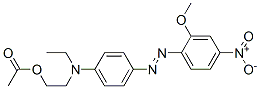 2-[ethyl[4-[(2-methoxy-4-nitrophenyl)azo]phenyl]amino]ethyl acetate 结构式