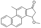 15,16-Dihydro-11-methyl-15-methoxycyclopenta(a)phenanthren-17-one 结构式