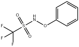 Methanesulfonamide,  1,1,1-trifluoro-N-phenoxy- 结构式