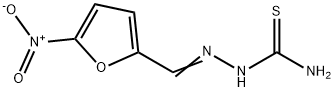 5-NITRO-2-FURALDEHYDE THIOSEMICARBAZONE 结构式