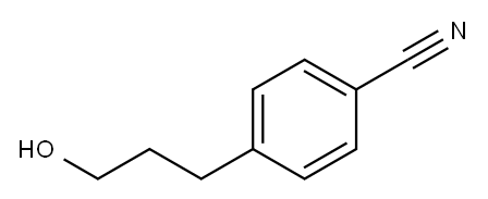 4-(3-羟基丙基)苯甲腈 结构式