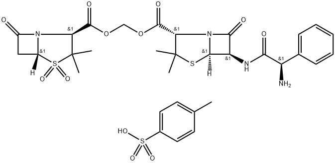 对甲苯磺酸舒他西林 结构式
