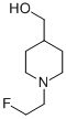 4-PIPERIDINEMETHANOL, 1-(2-FLUOROETHYL) 结构式