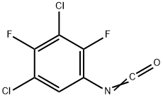 3,5-Dichloro-2,4-difluorophenyl isocyanate 结构式