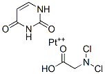 dichloroglycineuracil platinum(II) 结构式