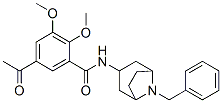 5-acetyl-N-(8-benzyl-8-azabicyclo[3.2.1]oct-3-yl)-2,3-dimethoxy-benzam ide 结构式