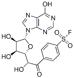 5'-(4-fluorosulfonylbenzoyl)inosine 结构式