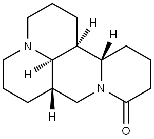 槐定碱 结构式