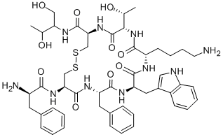 醋酸奥曲肽 结构式
