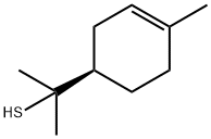 (R)-alpha,alpha,4-trimethylcyclohex-3-ene-1-methanethiol 结构式