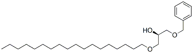 2-Propanol, 1-(octadecyloxy)-3-(phenylmethoxy)-, (2R)- 结构式