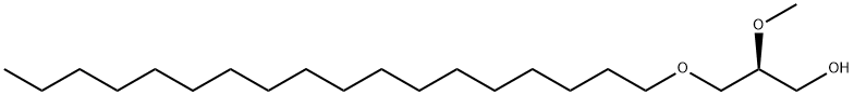 1-Propanol, 2-methoxy-3-(octadecyloxy)-, (2S)- 结构式