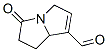 1H-Pyrrolizine-7-carboxaldehyde, 2,3,5,7a-tetrahydro-3-oxo- (9CI) 结构式