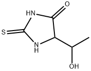 4-Imidazolidinone, 5-(1-hydroxyethyl)-2-thioxo- (9CI) 结构式