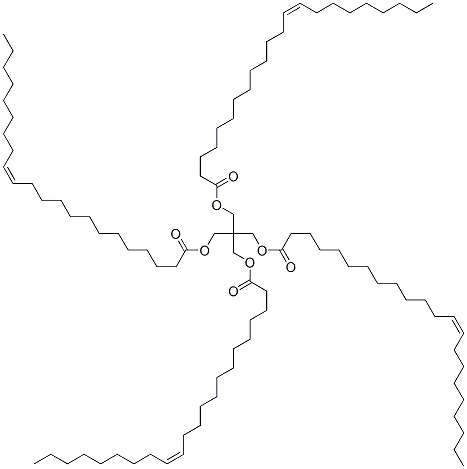 (Z,Z)-2,2-bis[(docos-13-enoyloxy)methyl]propane-1,3-diyl bis[(Z)-docos-13-enoate] 结构式