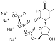 RP-TTP-ALPHA-S/RP-DTTP-ALPHA-S SODIUM SALT 结构式