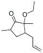 Cyclopentanone, 2-ethoxy-2,5-dimethyl-3-(2-propenyl)- (9CI) 结构式