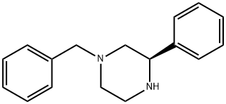 (R)-1-苄基-3-苯基哌嗪 结构式