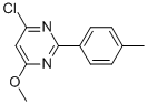 4-CHLORO-6-METHOXY-2-(4-METHYLPHENYL)PYRIMIDINE 结构式