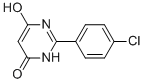 2-(4-CHLOROPHENYL)-6-HYDROXY-4(3H)-PYRIMIDINONE 结构式