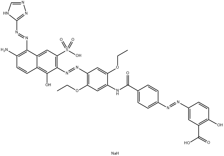 disodium 5-[[4-[[[4-[[6-amino-1-hydroxy-3-sulphonato-5-(1H-1,2,4-triazole-3-ylazo)-2-naphthyl]azo]-2,5-diethoxyphenyl]amino]carbonyl]phenyl]azo]salicylate